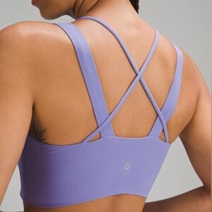 Lululemon Like a Cloud Longline Ribbed Bra Light Support, D/DD Cups